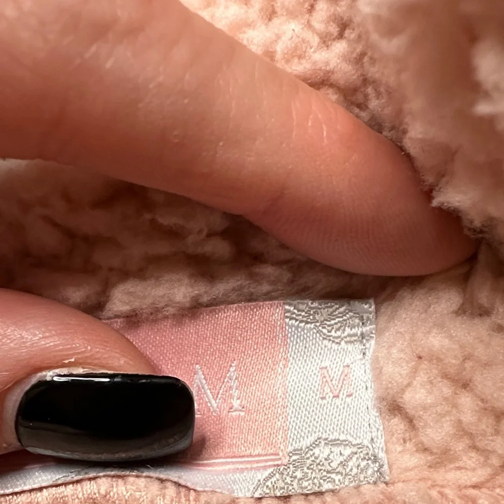 Soft Pink Teddy Jacket - Picture 4 of 4